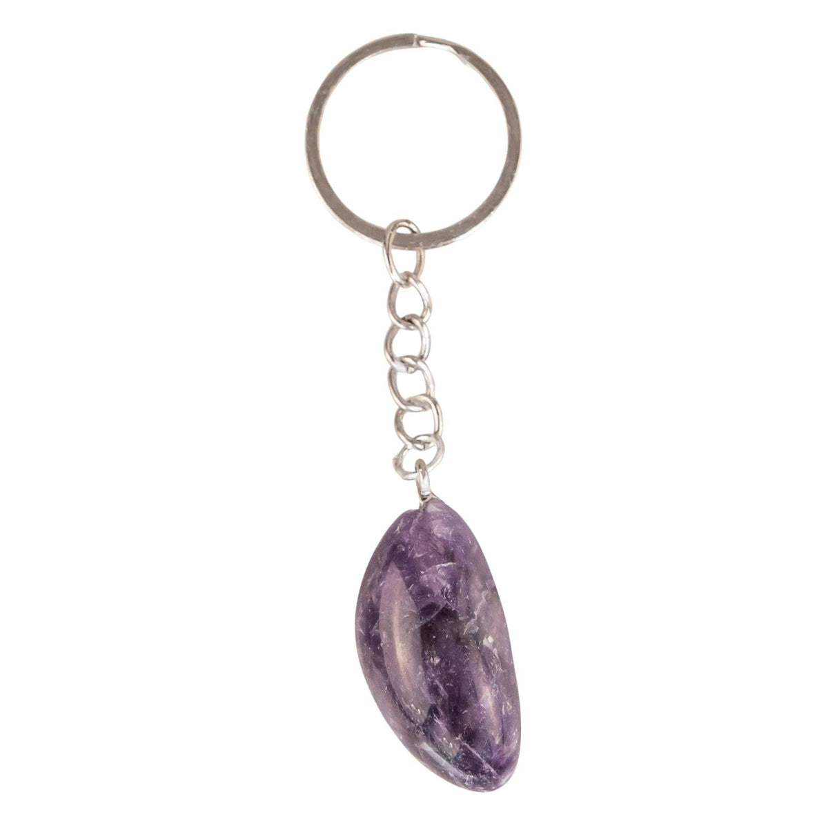 Tumbled Crystal Keychain