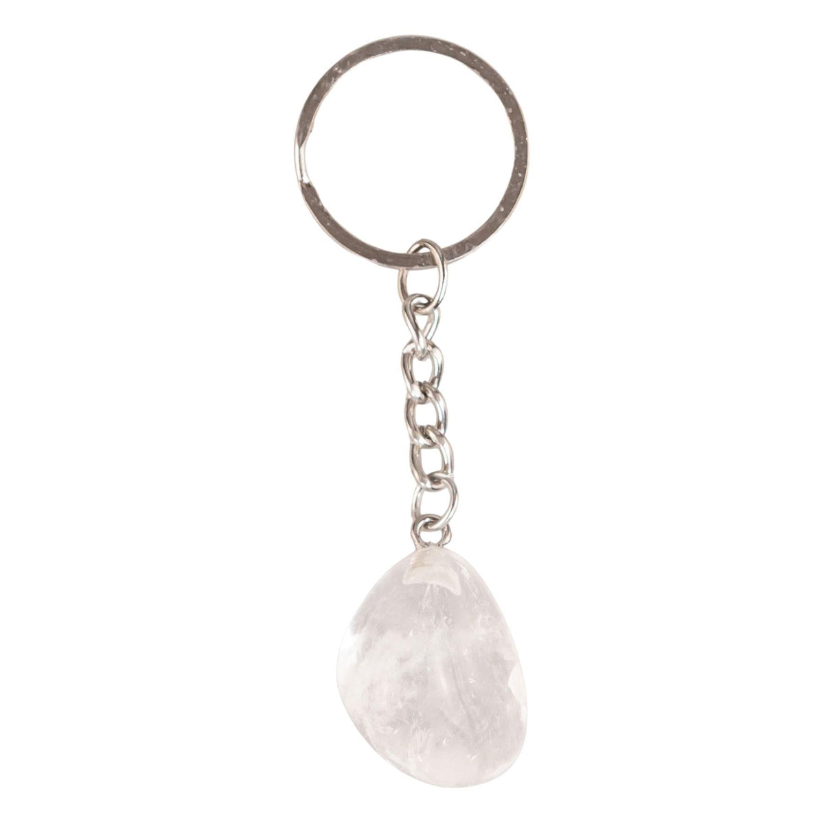 Tumbled Crystal Keychain