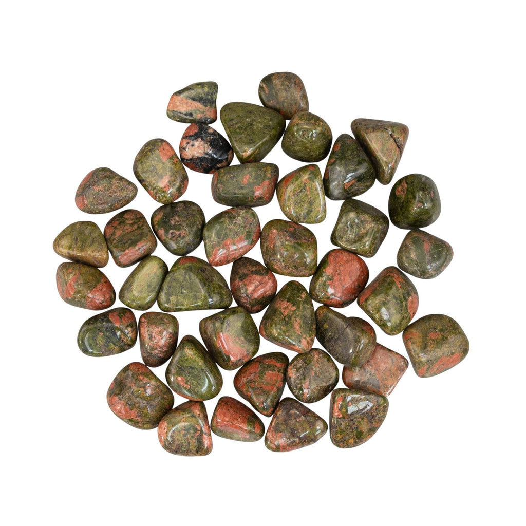 Unakite Tumbled 1lb | Rocks & Fossils | Wiccan Center