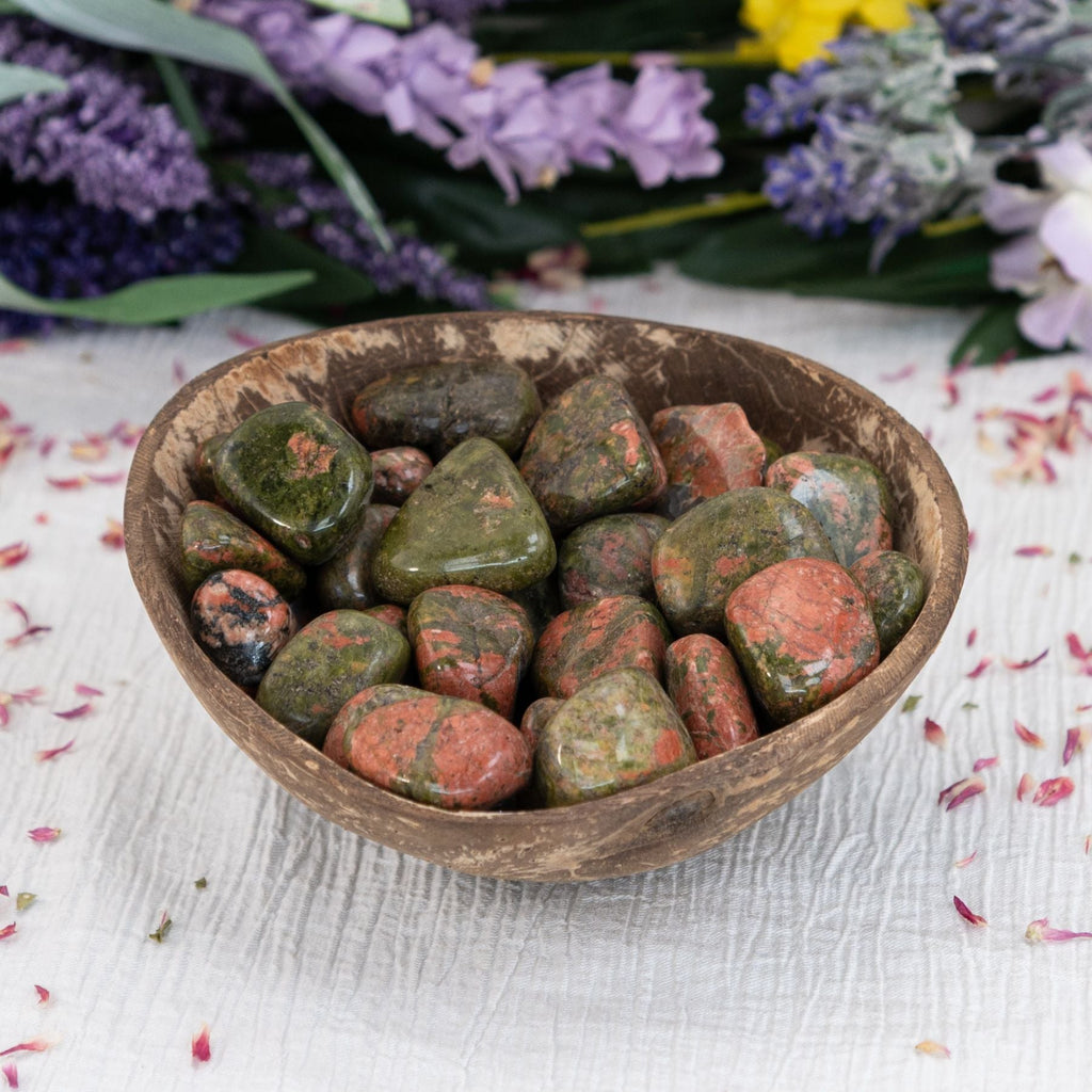 Unakite Tumbled | Crystals | Wiccan Center