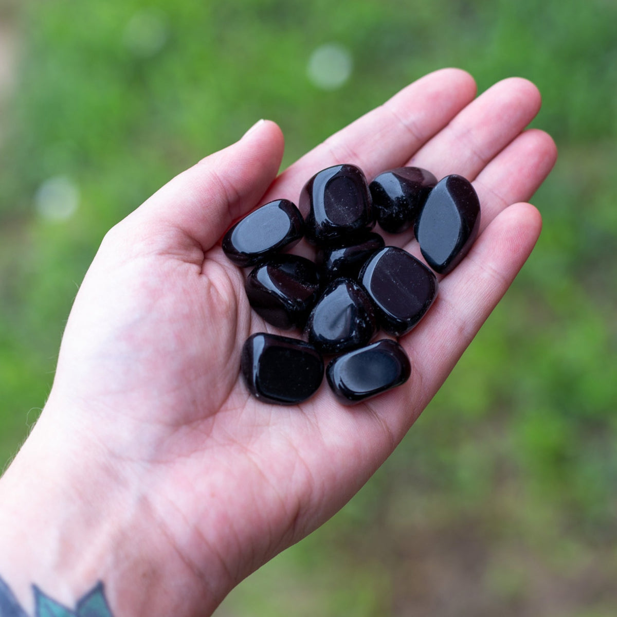 Black Obsidian Tumbled 1lb | | Wiccan Center