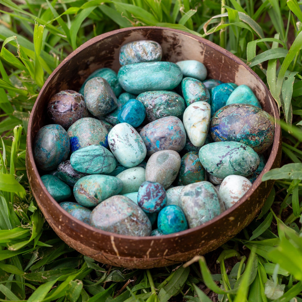 Tumbled Chrysocolla | Crystals | Wiccan Center