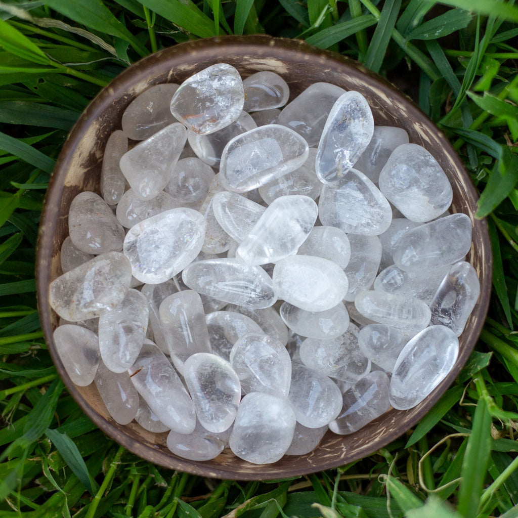 Clear Quartz Tumbled 1lb