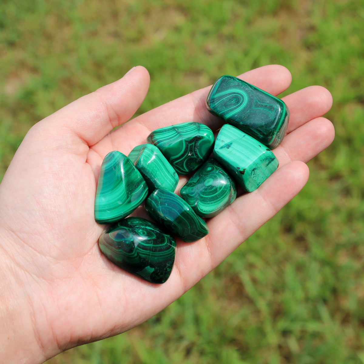 Malachite Tumbled 1lb | Religious Items | Wiccan Center