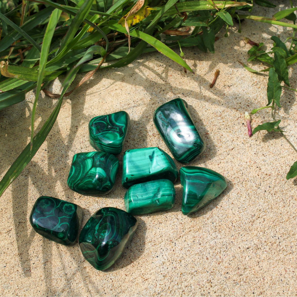 Malachite Tumbled 1lb | Religious Items | Wiccan Center