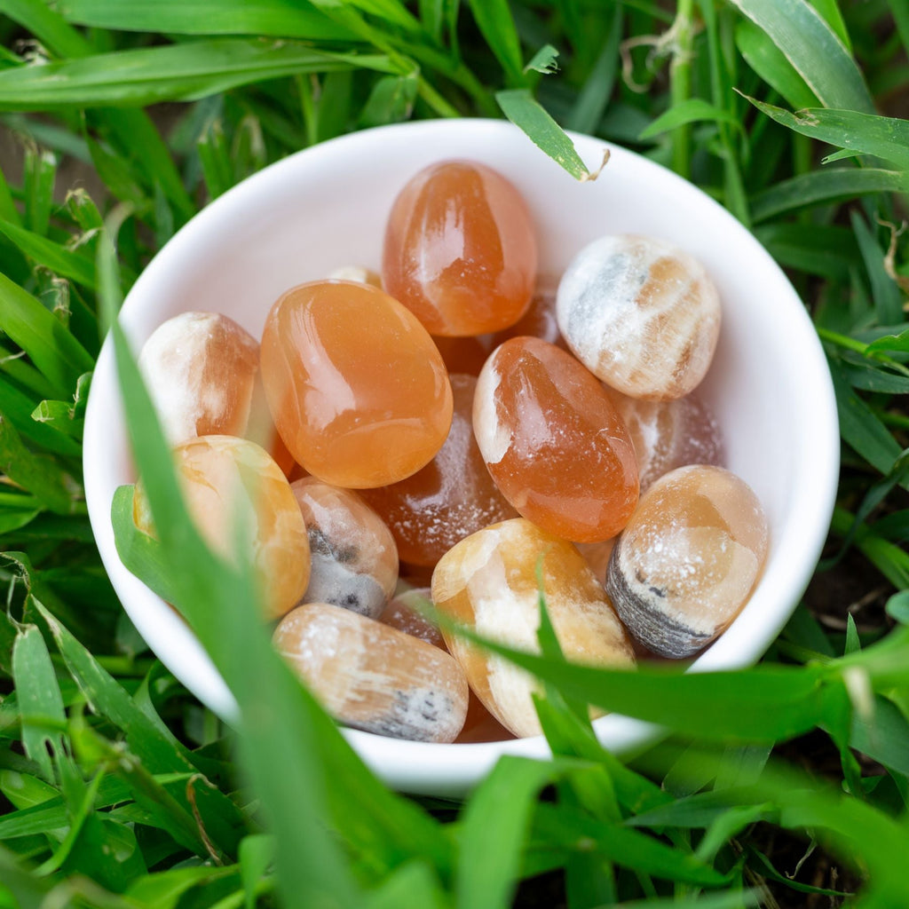 Orange Calcite Tumbled | | Wiccan Center