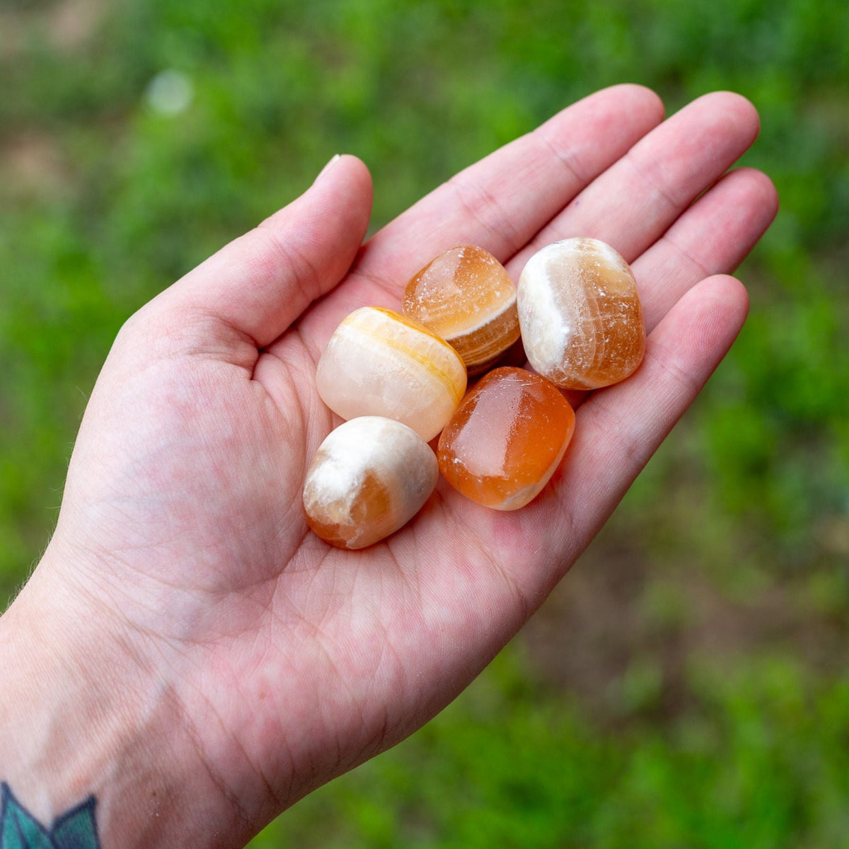 Orange Calcite Tumbled | | Wiccan Center