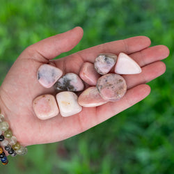Pink Opal Tumbled 1lb | Rocks & Fossils | Wiccan Center