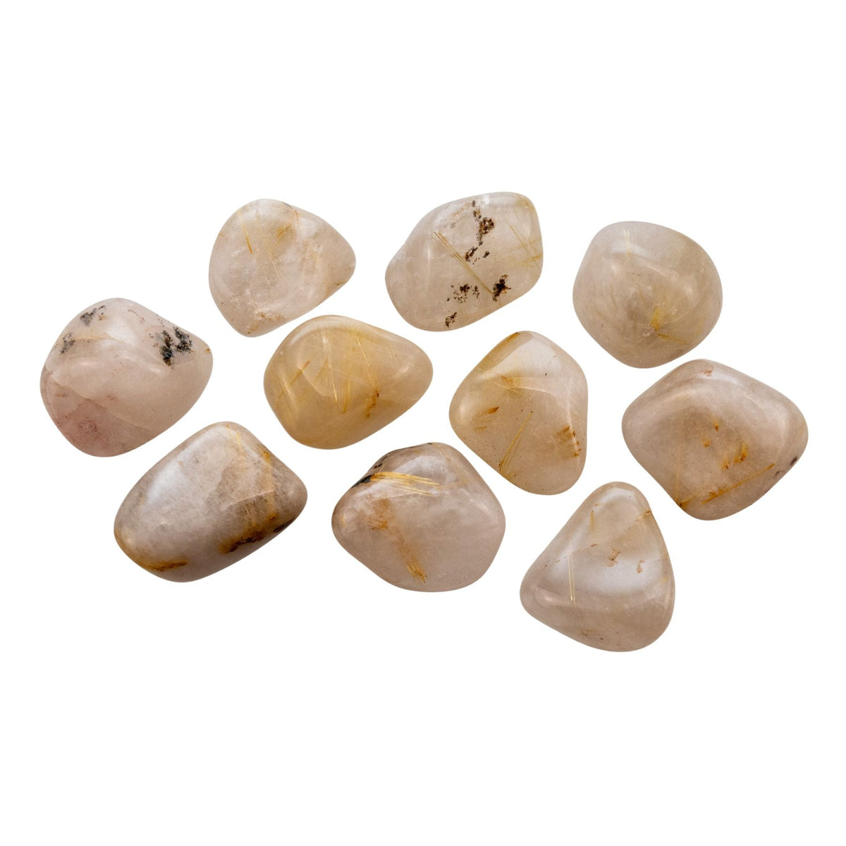Rutilated Quartz Tumbled | Crystals | Wiccan Center