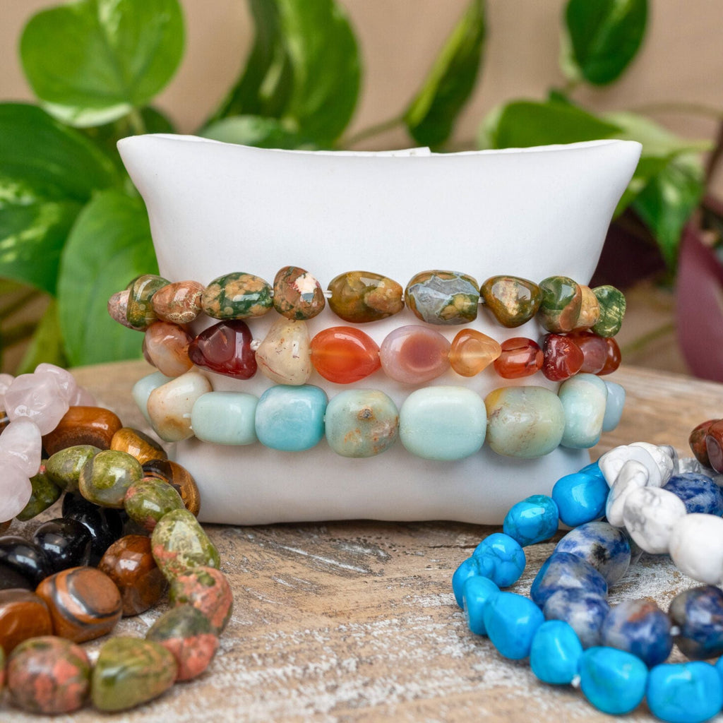Tumbled Crystal Bracelet | Bracelets | Wiccan Center