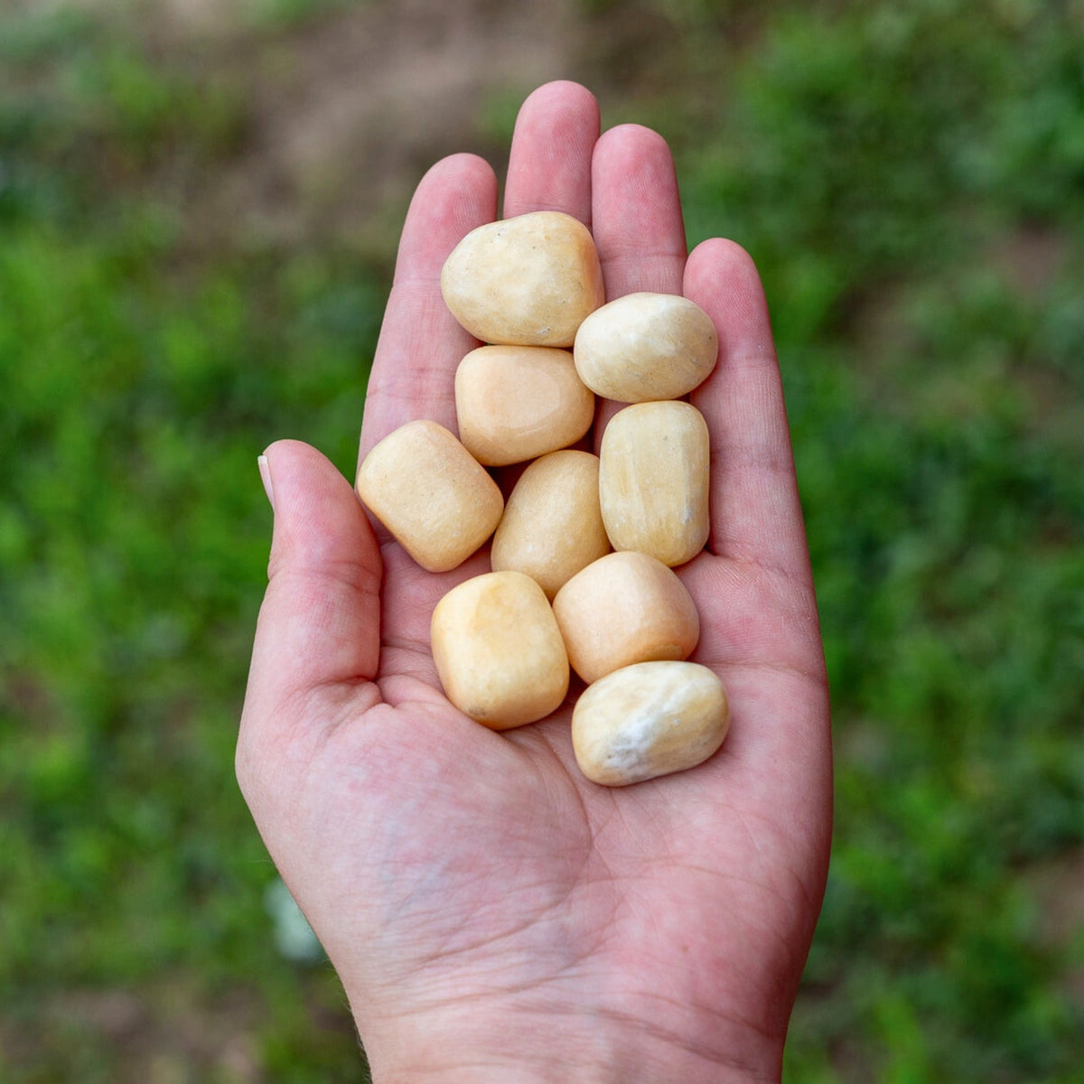 Yellow Calcite Tumbled 1lb | Religious Items | Wiccan Center