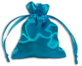 Turquoise Satin Pouch | Satin Bags | Wiccan Center
