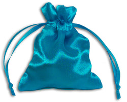Turquoise Satin Pouch | Satin Bags | Wiccan Center