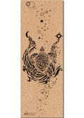 Tribute to Keya (Turtle) Cork Yoga Mat | Yoga Mat - Hand Painted | Wiccan Center