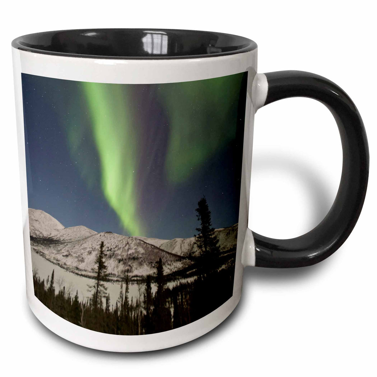 3dRose Aurora borealis, Northern Lights, Alaska, USA - US02 HRO0382 - Hugh Rose - Mugs (mug_141866)
