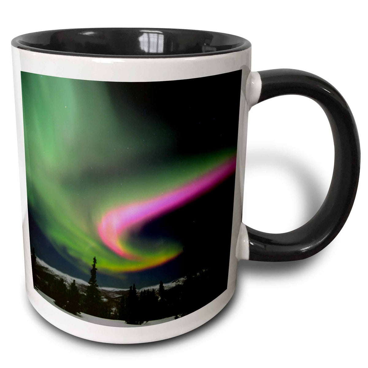 3dRose Alaska, Hot Springs. Aurora Borealis, Northern Lights - US02 FZU0004 -... - Mugs (mug_87461) | Mug | Wiccan Center