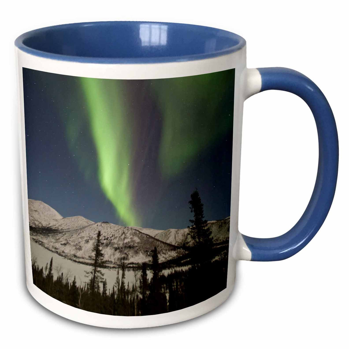3dRose Aurora borealis, Northern Lights, Alaska, USA - US02 HRO0382 - Hugh Rose - Mugs (mug_141866)