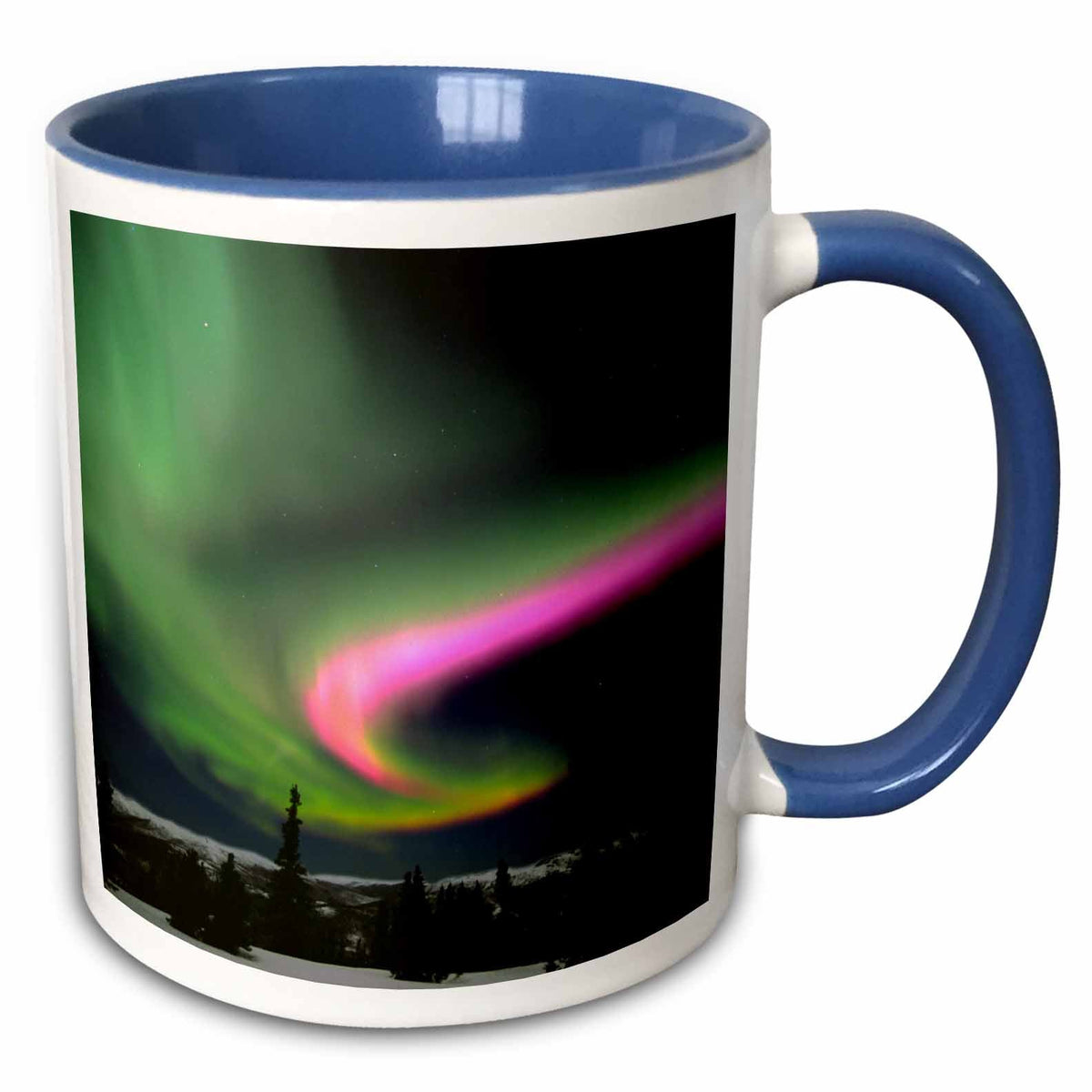 3dRose Alaska, Hot Springs. Aurora Borealis, Northern Lights - US02 FZU0004 -... - Mugs (mug_87461) | Mug | Wiccan Center