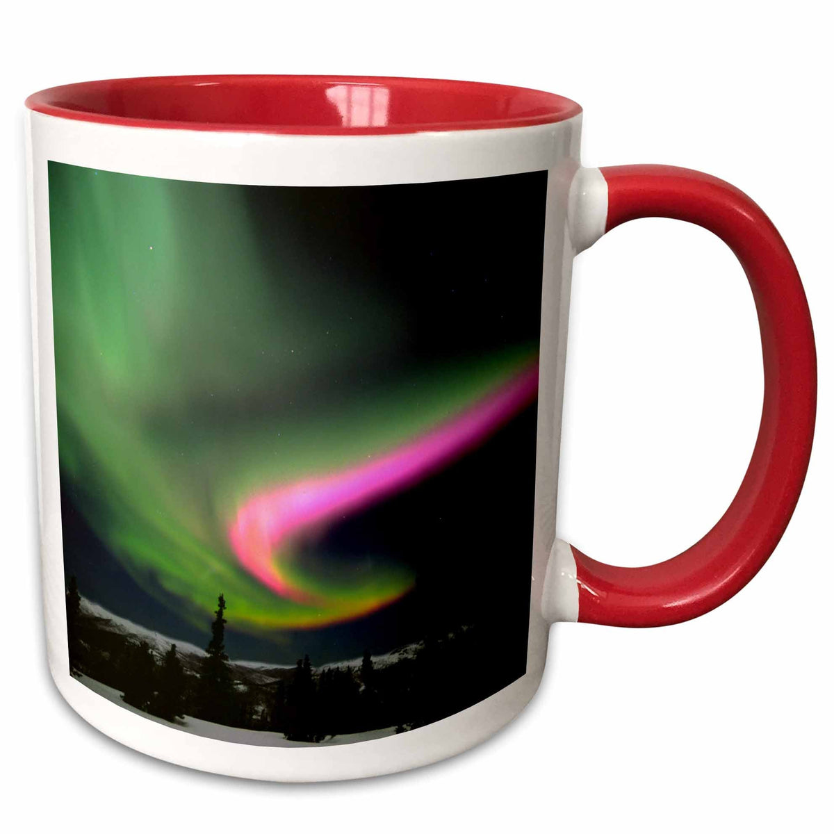 3dRose Alaska, Hot Springs. Aurora Borealis, Northern Lights - US02 FZU0004 -... - Mugs (mug_87461) | Mug | Wiccan Center