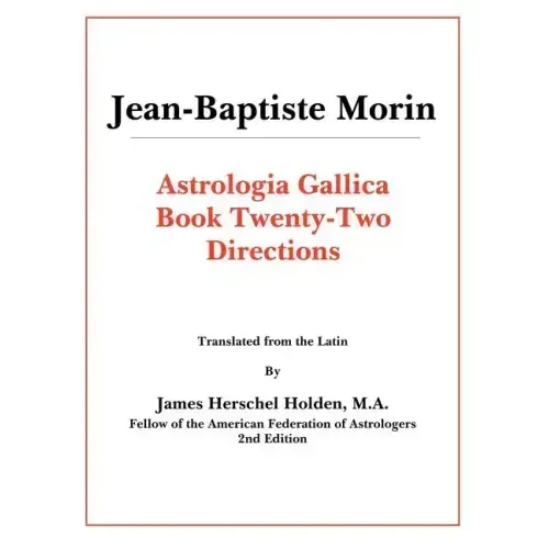 Astrologia Gallica Book 22 - Paperback | Books | Wiccan Center