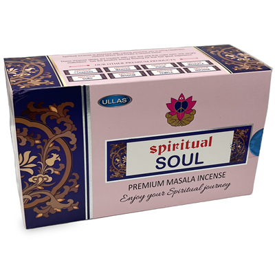 ULLAS, Spiritual Guru , Incense Sticks (15 gm x 12)(select fragance)