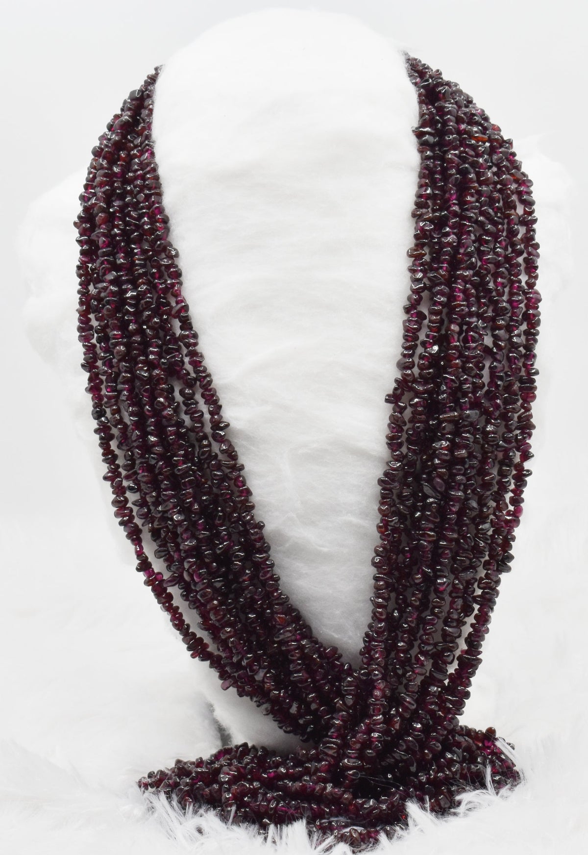 Uncut Raw Garnet Crystal Chip Beads for Necklace (Manifestation and Power) | Beads | Wiccan Center