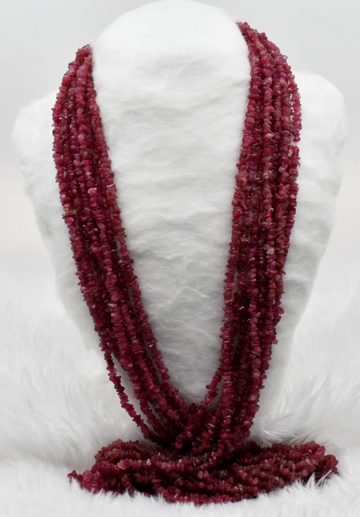 Uncut Raw Pink Tourmaline Crystal Chip Beads for Necklace (Generosity and Passion) | Beads | Wiccan Center
