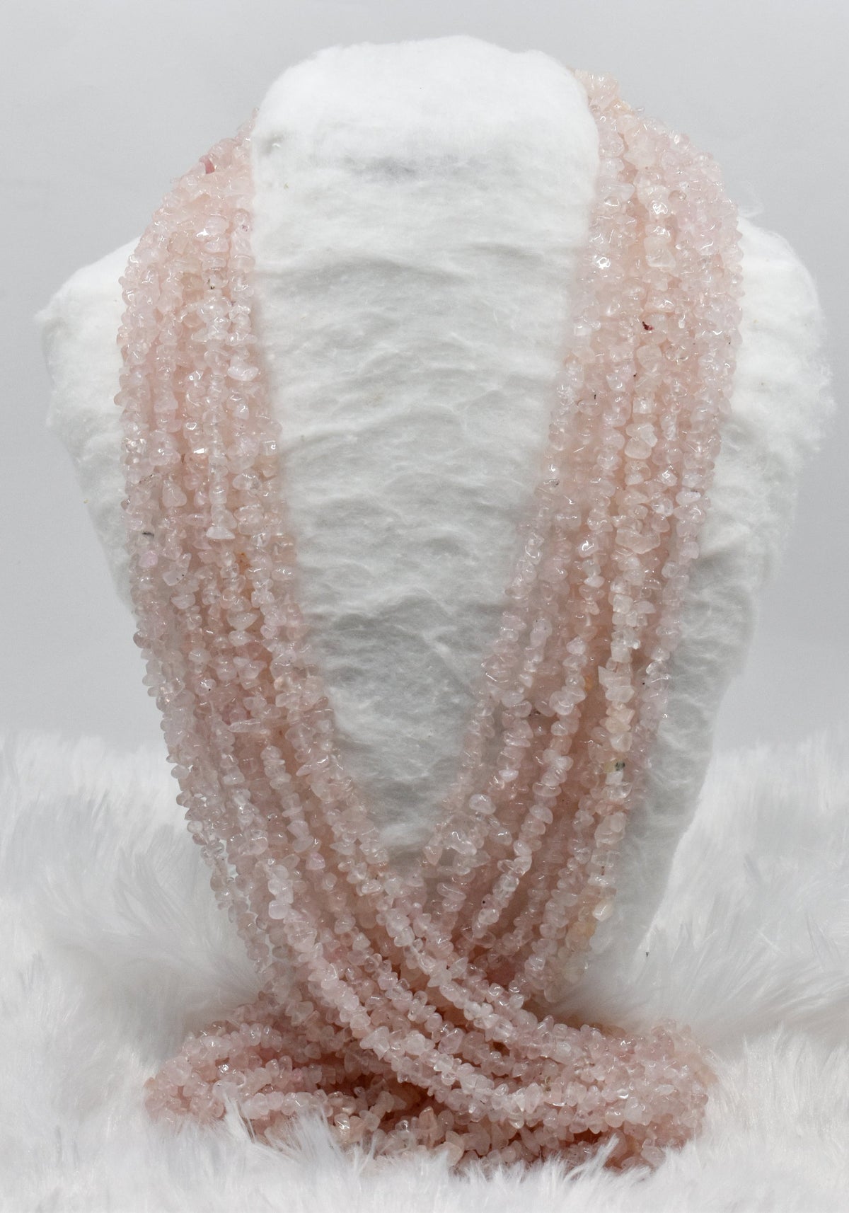 Uncut Raw Rose Quartz Crystal Chip Beads for Necklace (Creativity and Empathy). | Beads | Wiccan Center