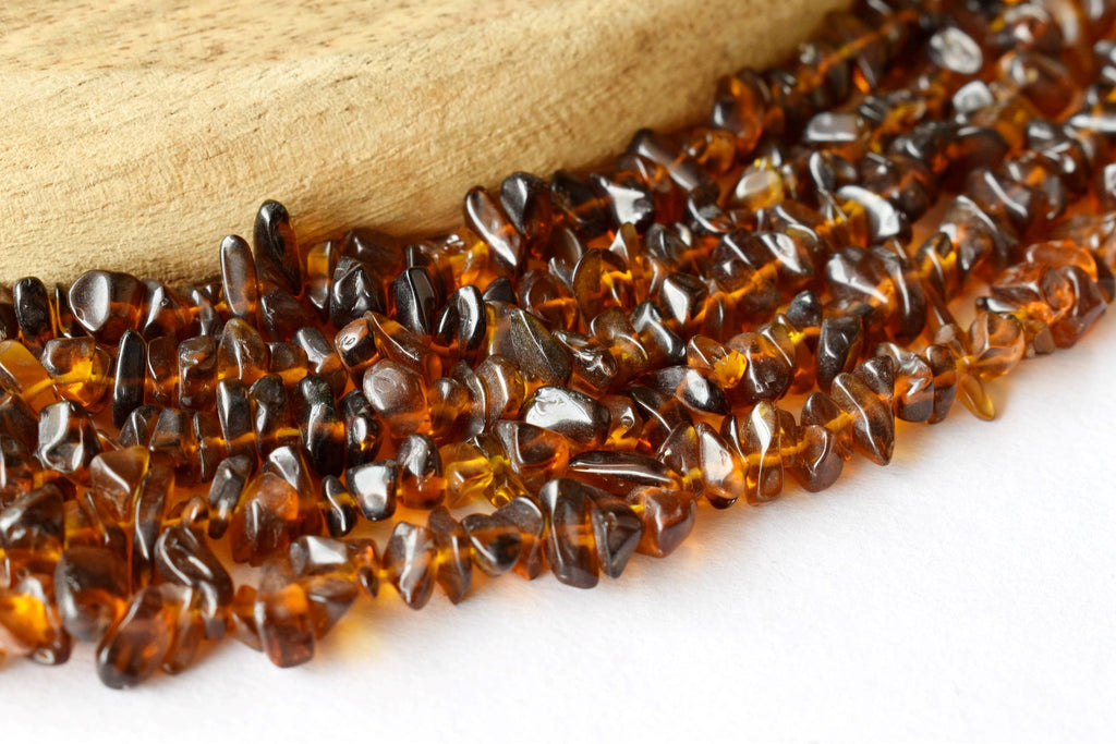 Smokey Quartz Chip Beads Necklace, Crystal Uncut Beads | Beads | Wiccan Center