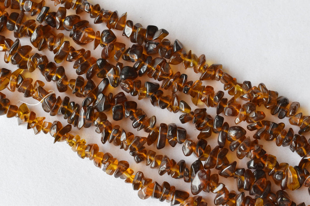 Smokey Quartz Chip Beads Necklace, Crystal Uncut Beads | Beads | Wiccan Center