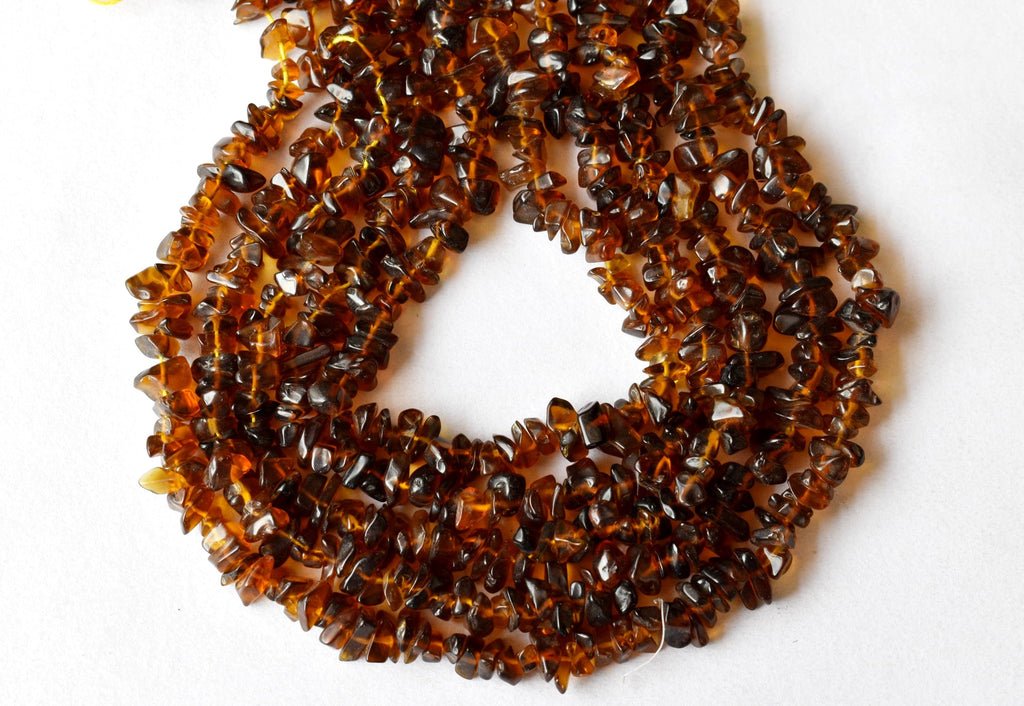 Smokey Quartz Chip Beads Necklace, Crystal Uncut Beads | Beads | Wiccan Center