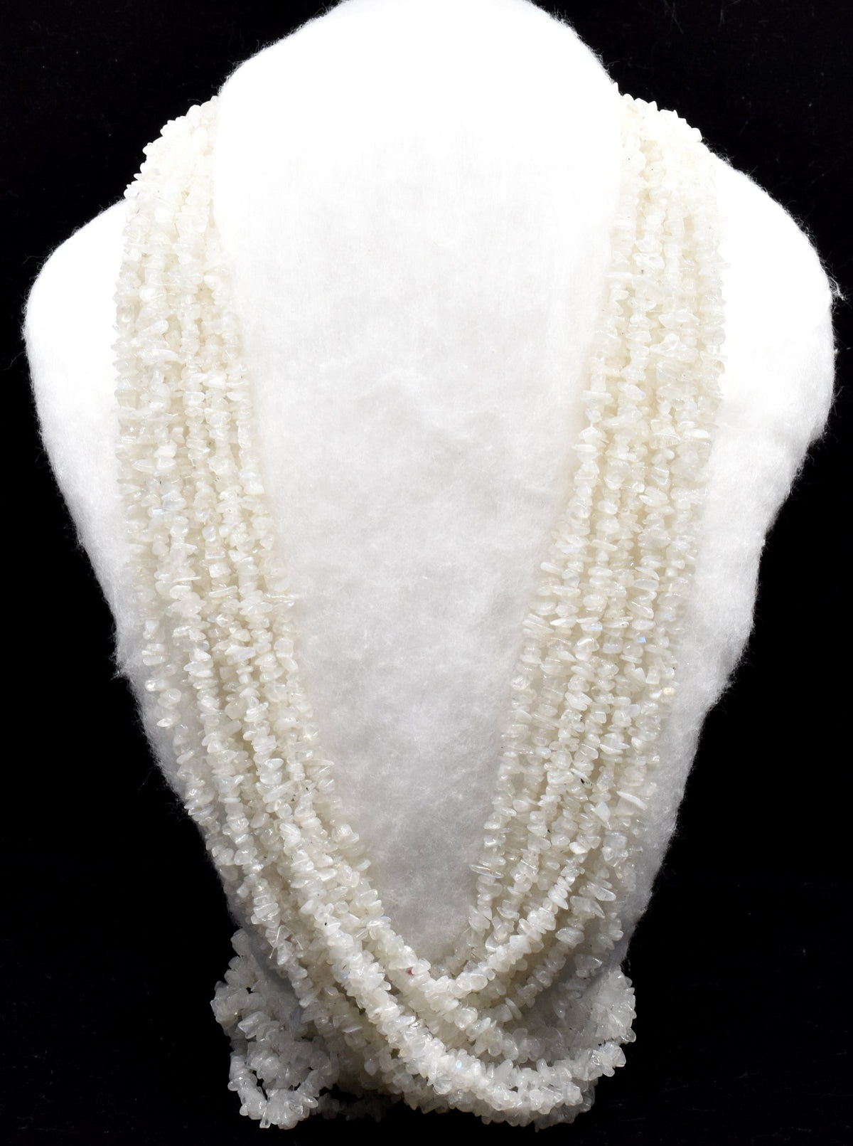 Uncut Raw White Rainbow Crystal Chip Beads for Necklace (Growth and Inspiration) | Beads | Wiccan Center