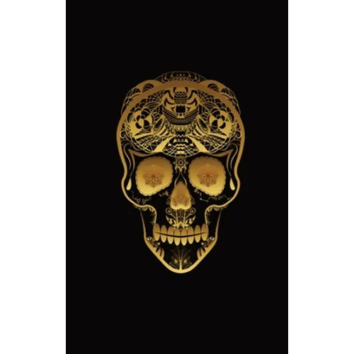 Glowing Golden Sugar Skeleton Skull Diary, Journal, and/or Notebook: Perfect for Fans of Astrology, Dark Magic, Fantasy, Halloween, Occult, Wicca, and - Hardcover | Books | Wiccan Center