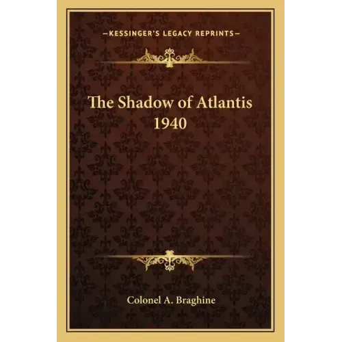 The Shadow of Atlantis 1940 - Paperback | Books | Wiccan Center