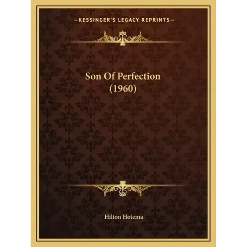 Son Of Perfection (1960) - Paperback