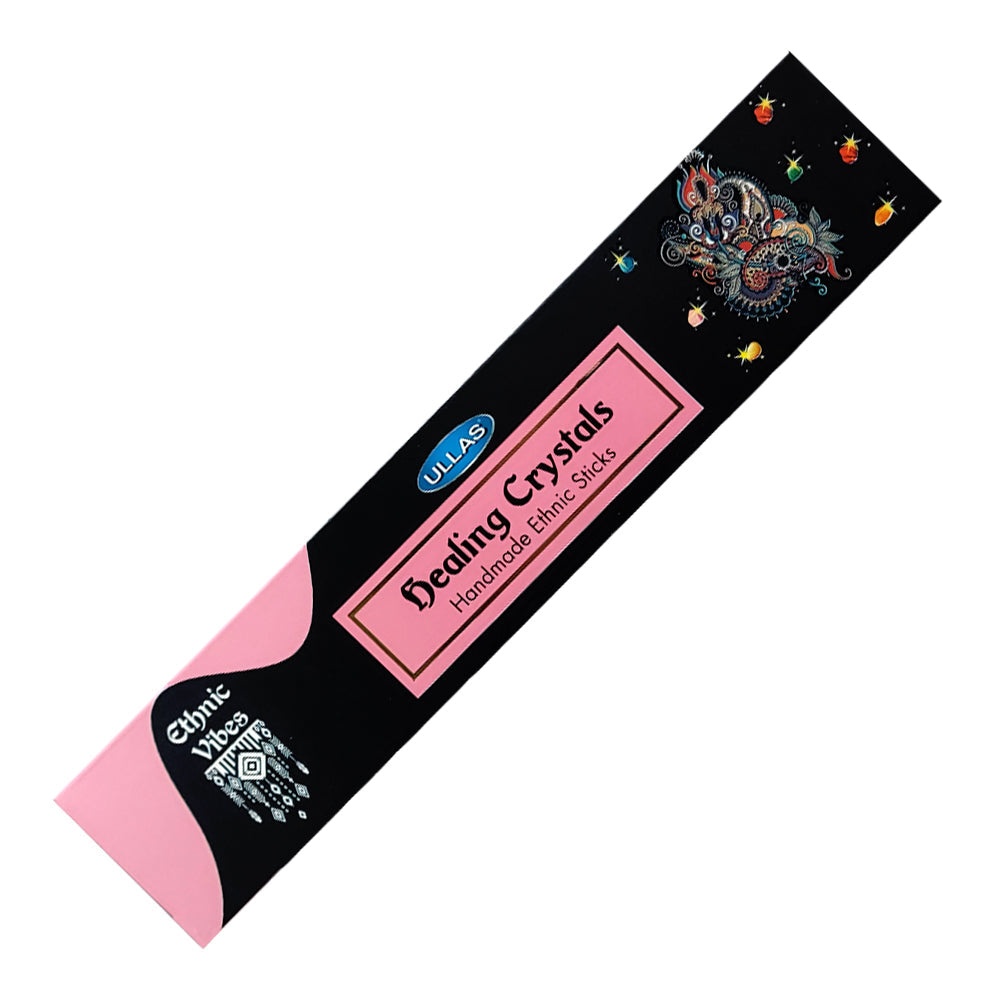 Ullas Ethnic Vibes Healing Crystals Incense Sticks | Incense | Wiccan Center