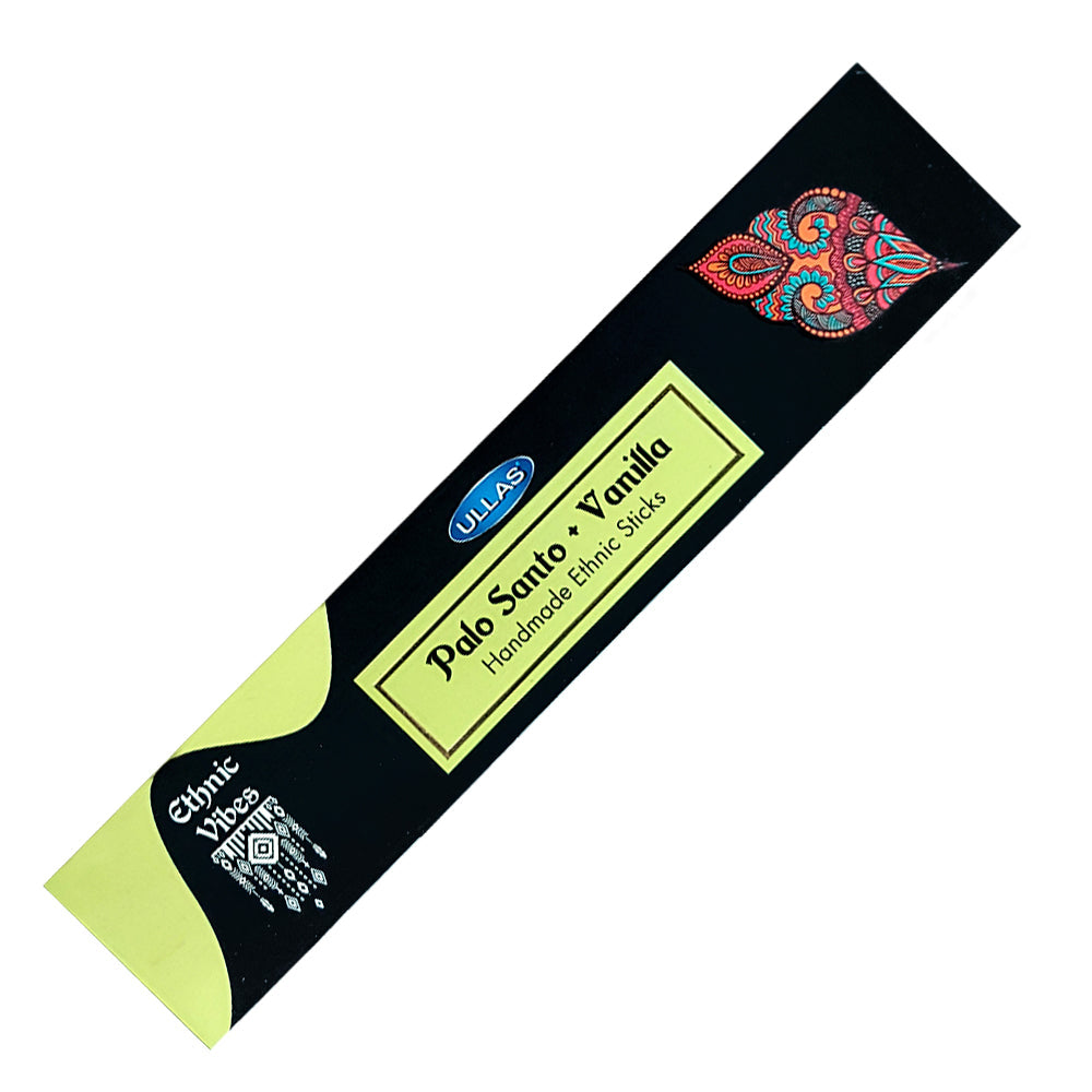 Ullas Ethnic Vibes Palo Santo & Vanilla Incense Sticks | Incense | Wiccan Center
