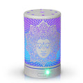 Ultrasonic Diffuser: Goddess, White Metal | Oil Burner | Wiccan Center