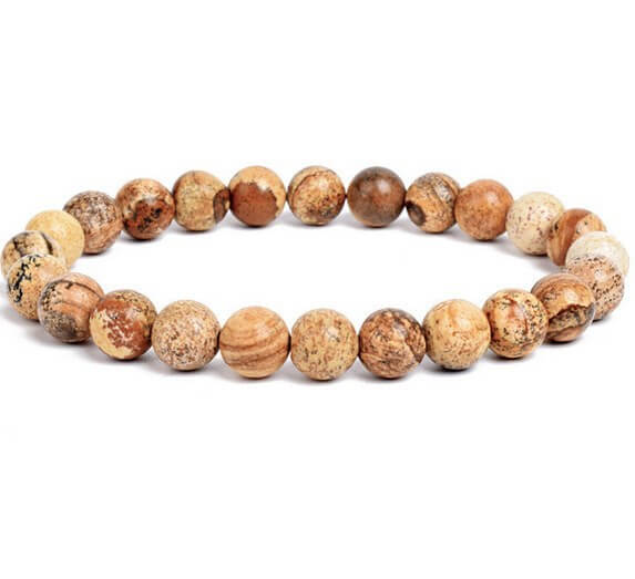 Unisex agate beads yoga bracelet Unisex 8mm Yoga Bracelet