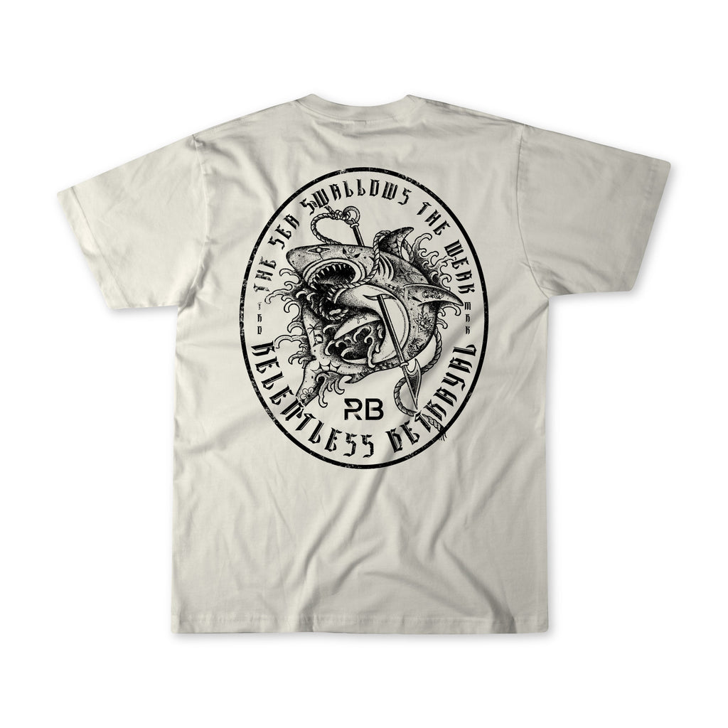 Sea Swallows The Weak White T-Shirt | | Wiccan Center