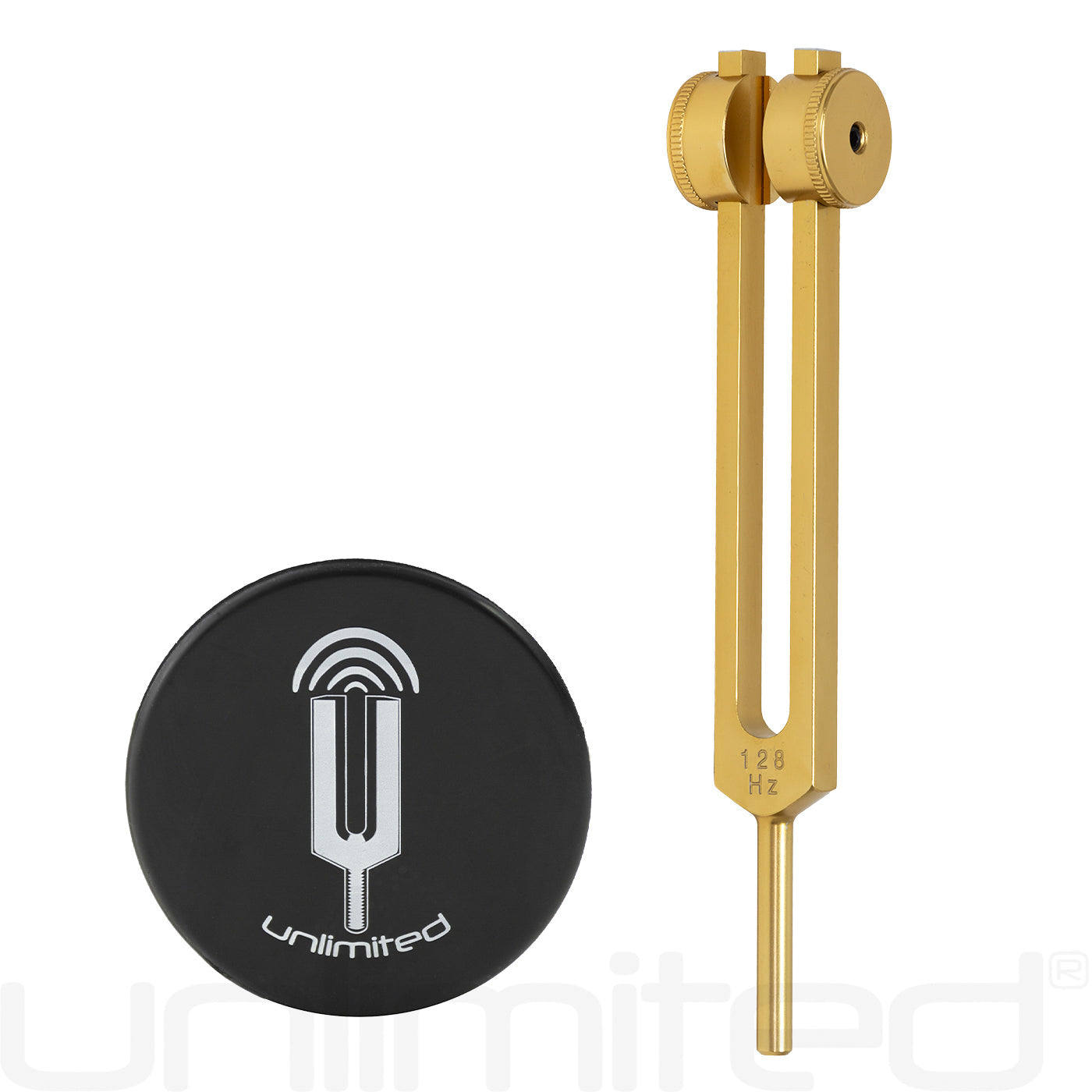 Unlimited Otto (32hz, 64hz, 128hz) Tuning Forks (Weighted) with Activator | Tuning Fork | Wiccan Center