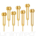 Unlimited 7 Chakra Tuning Fork Set (Weighted) with Activator