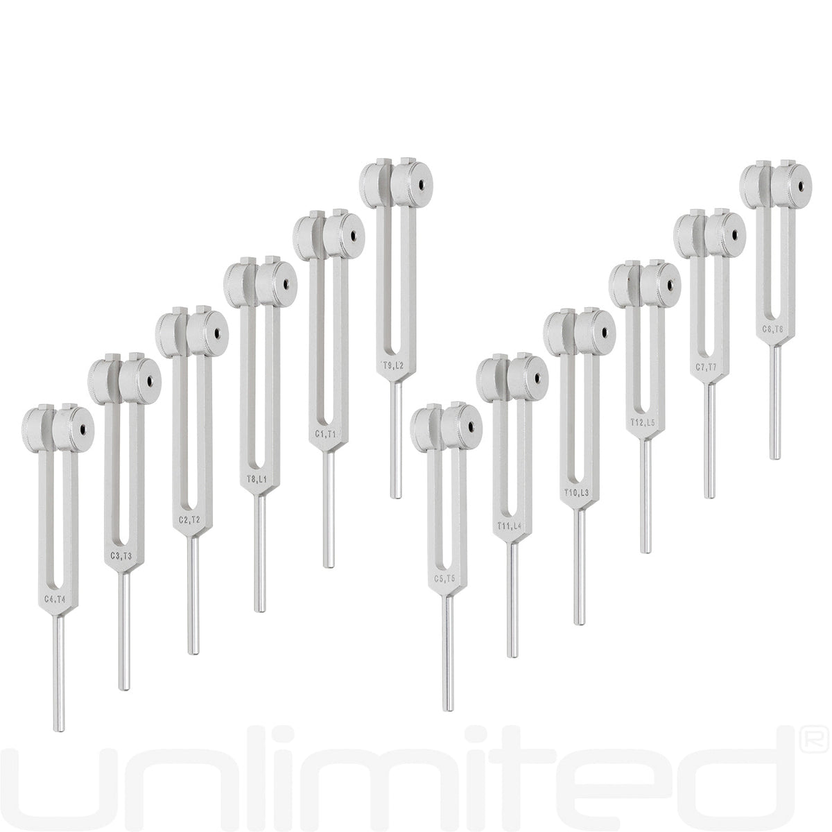 Unlimited Song of the Spine Tuning Fork Set (Weighted) with Activator | Tuning Fork | Wiccan Center