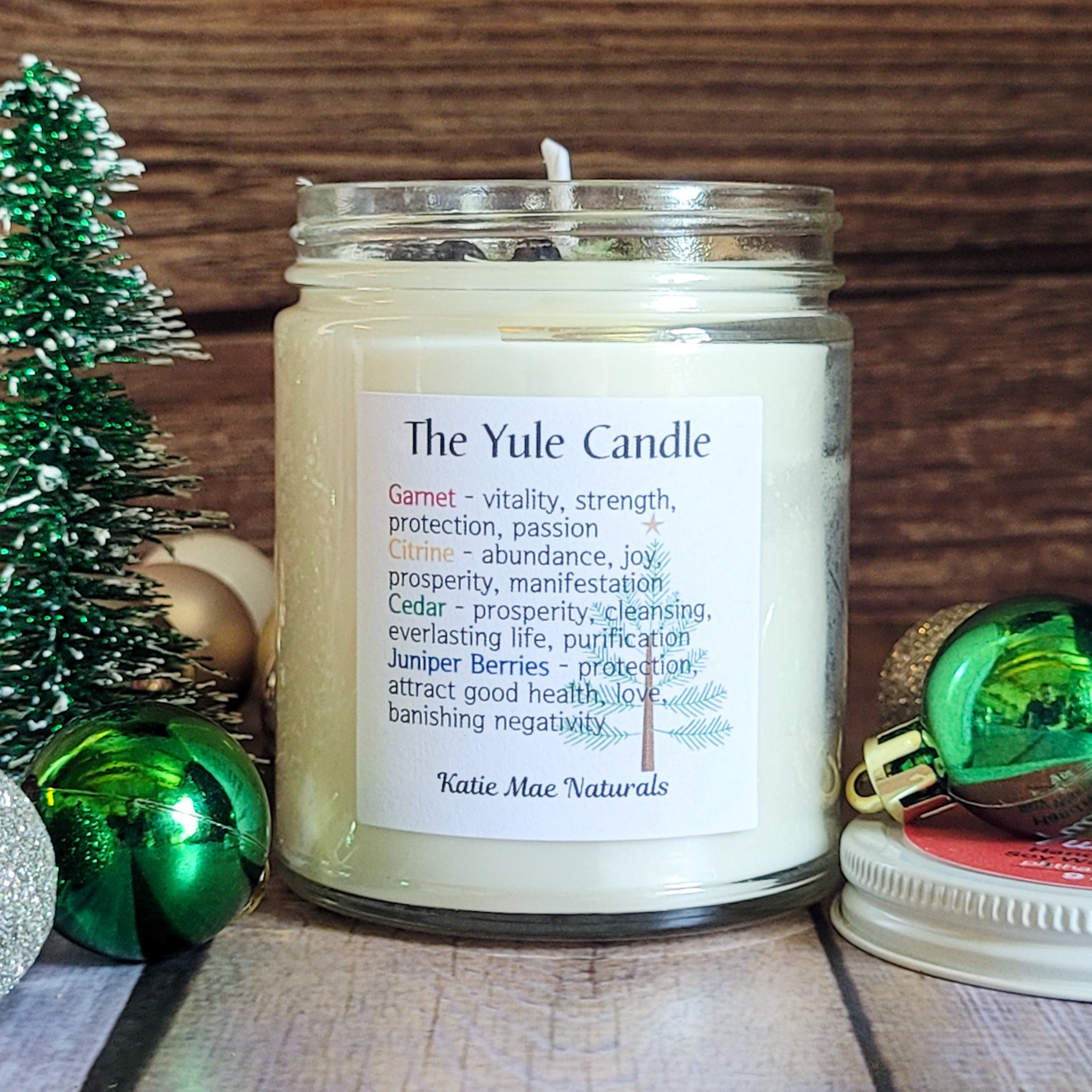 The Yule Candle (Yuletide) - 9 oz