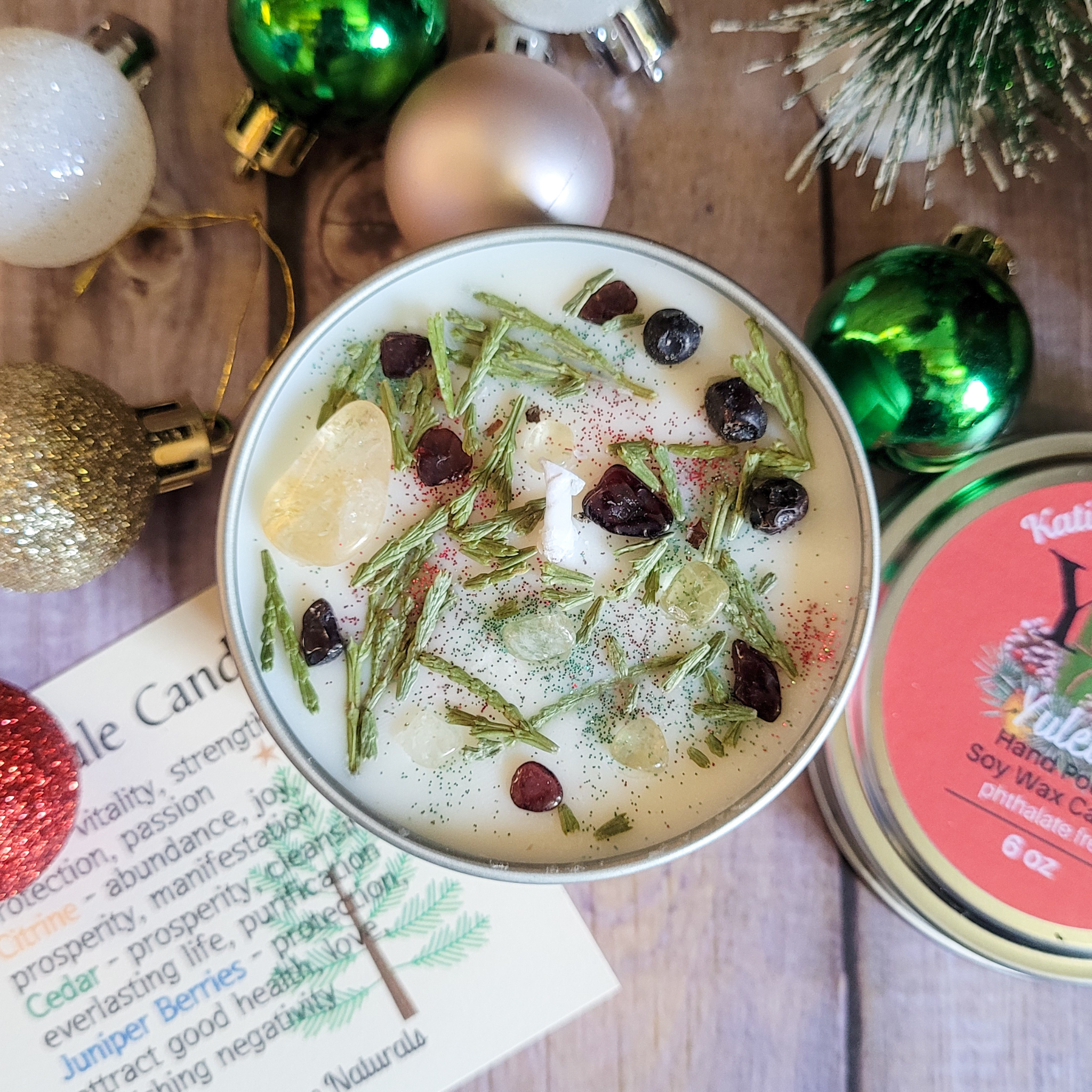 The Yule Candle (Yuletide) - 6 oz