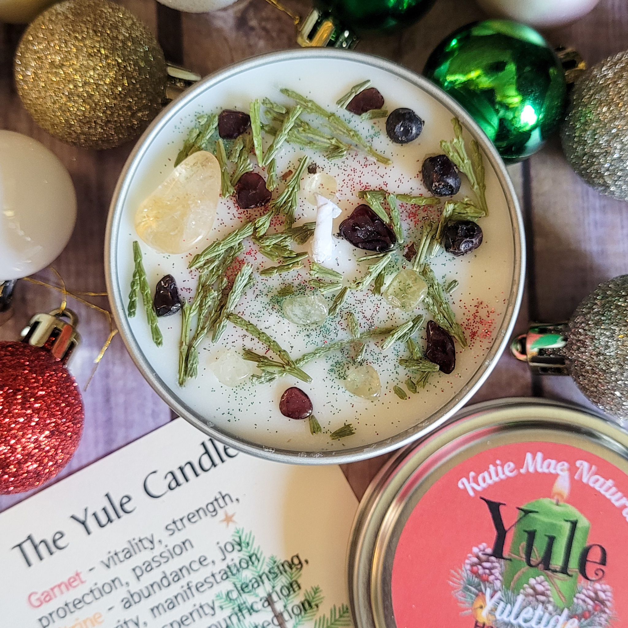 The Yule Candle (Yuletide) - 6 oz