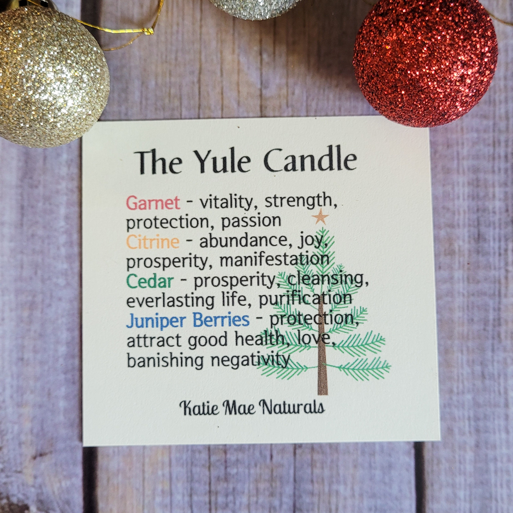 The Yule Candle (Yuletide) - 6 oz