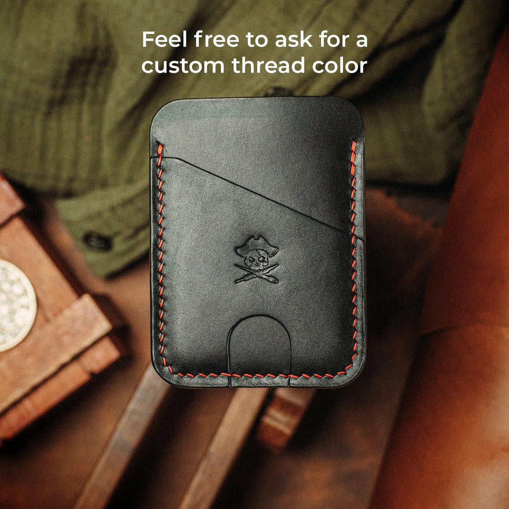 Pirate Goods Boatswain v4 – Minimalist Leather Slim Wallet | Card Holder | Wiccan Center