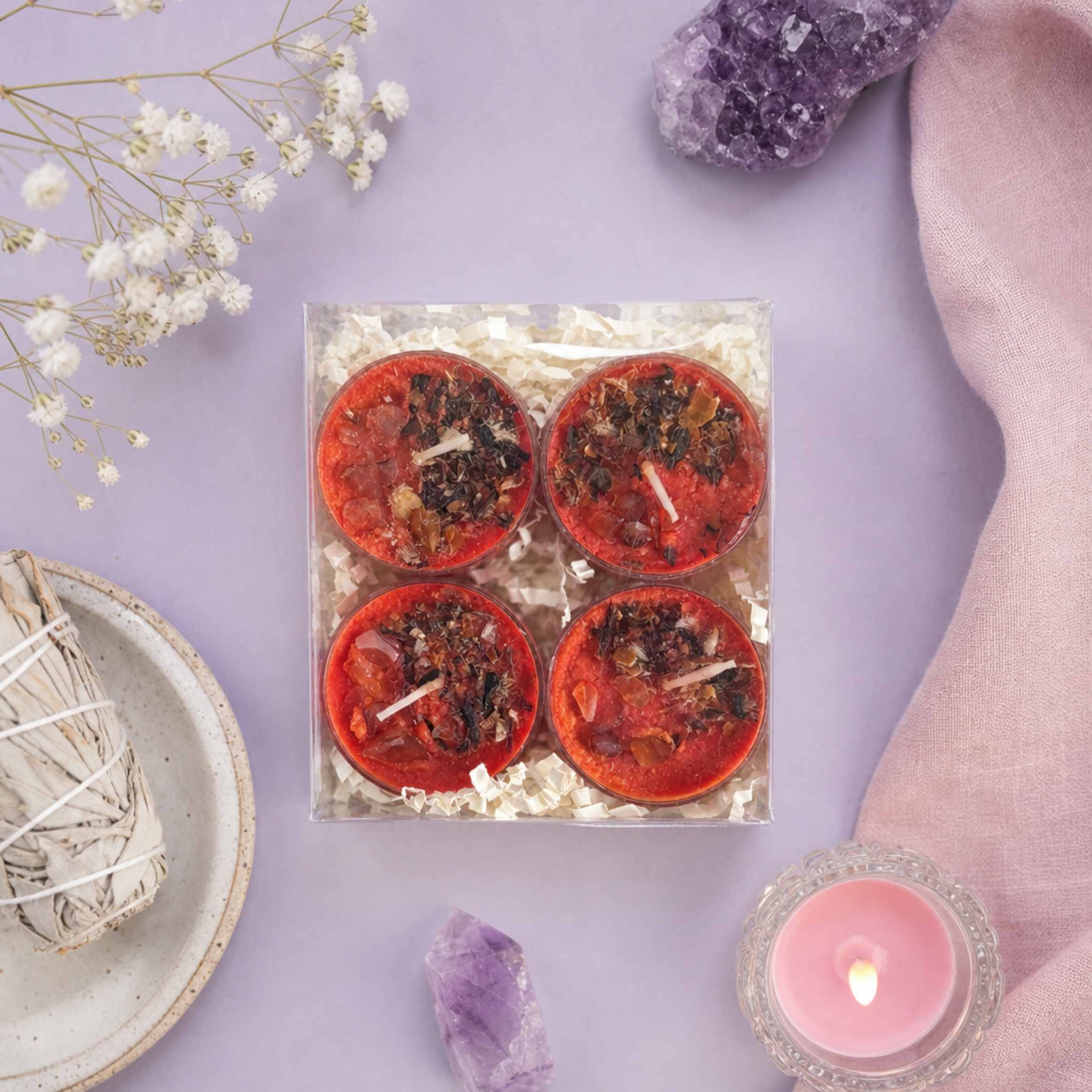 Shakti Goddess Tealight Set | Candles | Wiccan Center