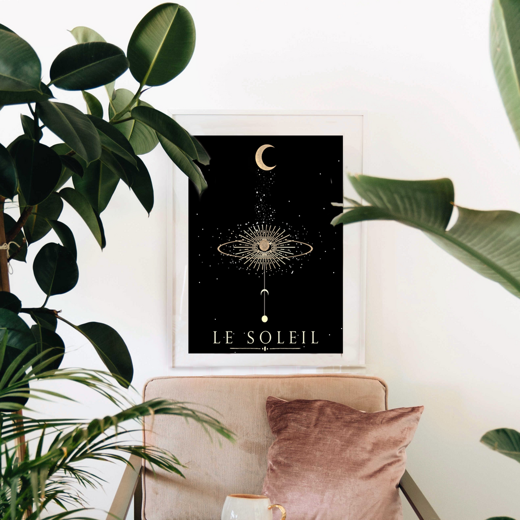 Le Soleil Art Print